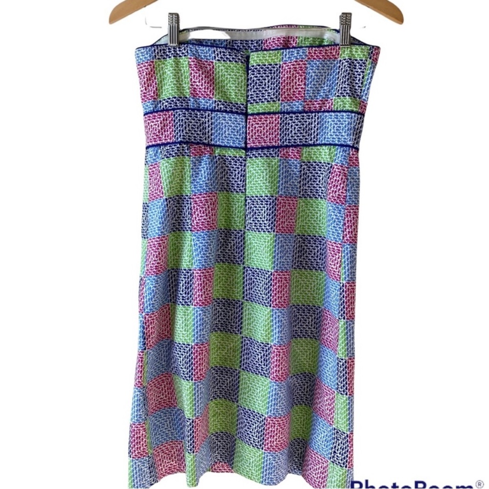 Vineyard Vines fabulous patchworks dress! Size 4 - Picture 3 of 4